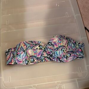 Victoria's Secret Colorful Paisley Bikini Top